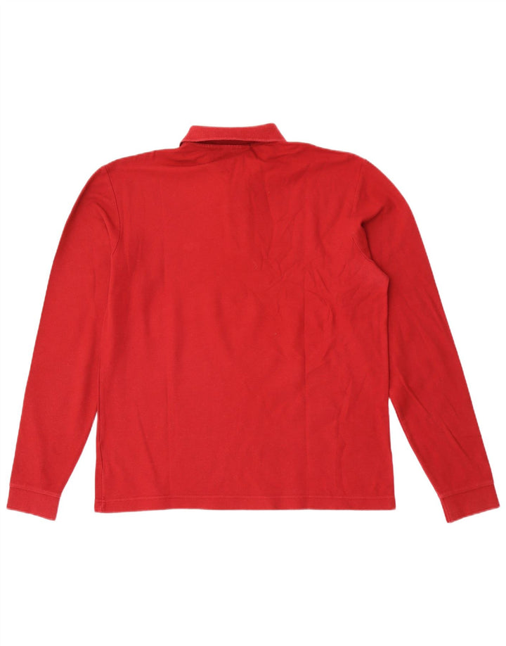 Fila Polo à Manches Longues Homme Rouge Moyen