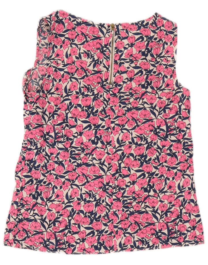 Oasis Chemisier Femme UK 10 Petit Rose Floral Polyester