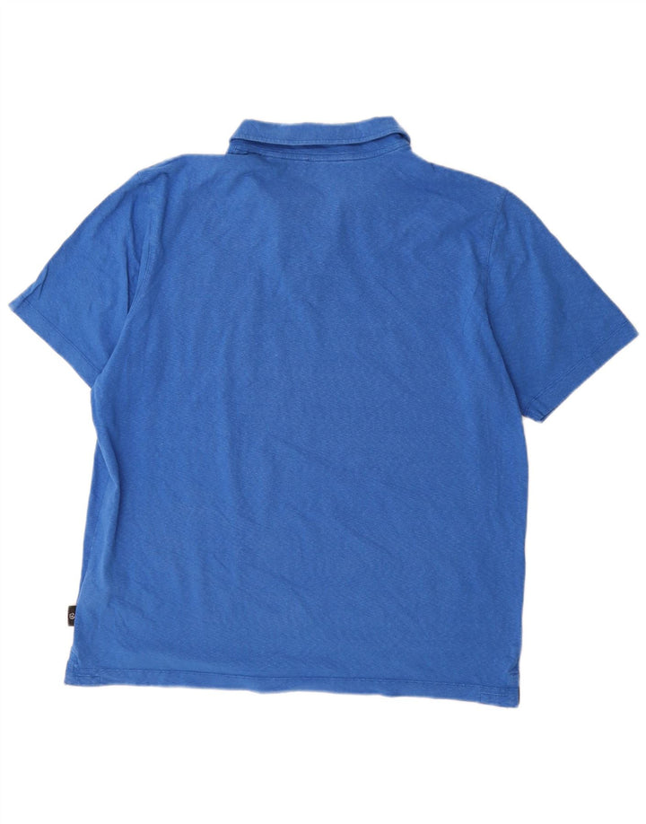 Ted Baker Polo Homme Taille 4 Grand Bleu Coton