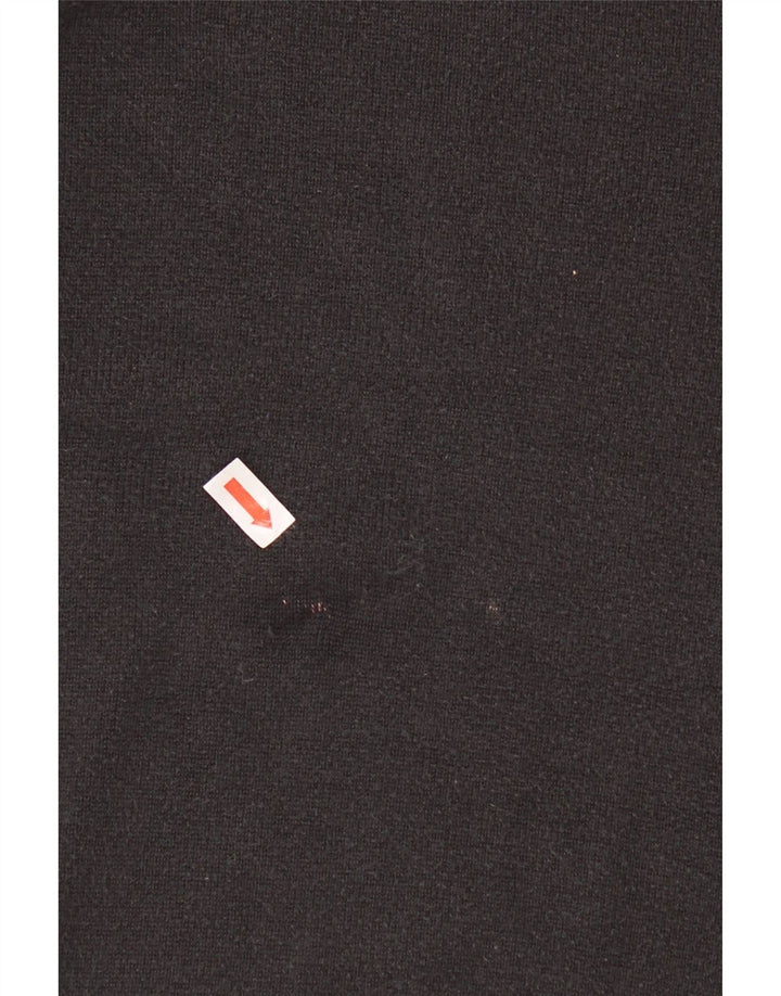 Timberland Pull à col rond pour homme en coton noir Large