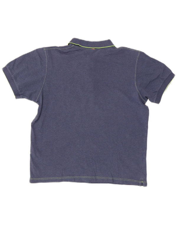 Sun68 Polo Homme Bleu Marine Moyen Coton