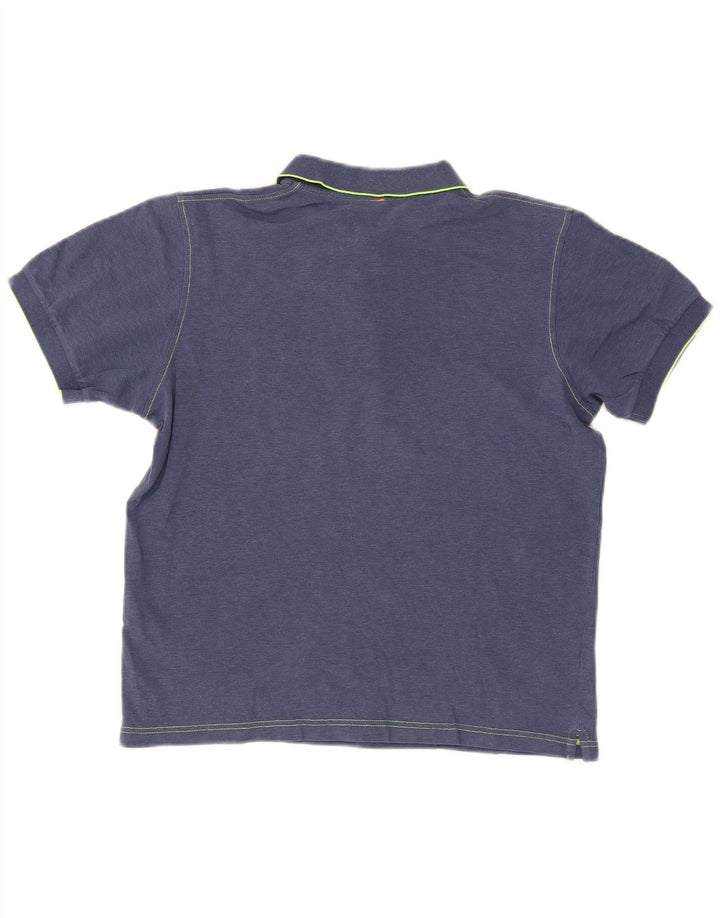Sun68 Polo Homme Bleu Marine Moyen Coton