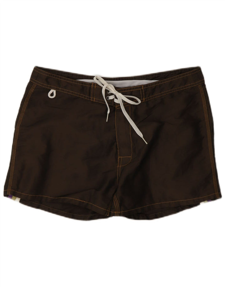 Sundek Short de bain homme polyester marron moyen