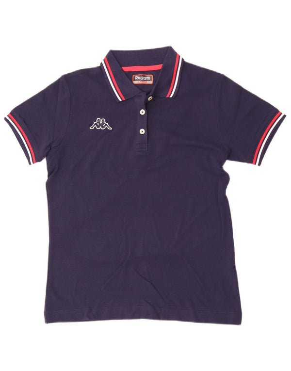 Kappa Polo Femme UK 14 Large Bleu Marine