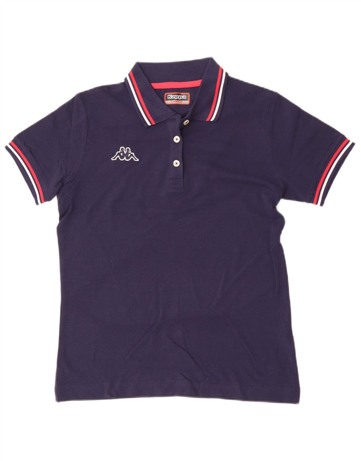 Kappa Polo Femme UK 14 Large Bleu Marine