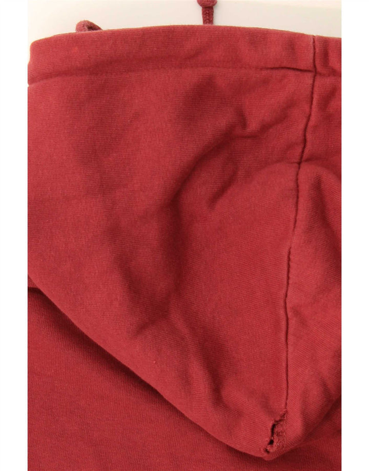 Pull & Bear Pull à capuche surdimensionné pour femme Rouge moyen UK 14