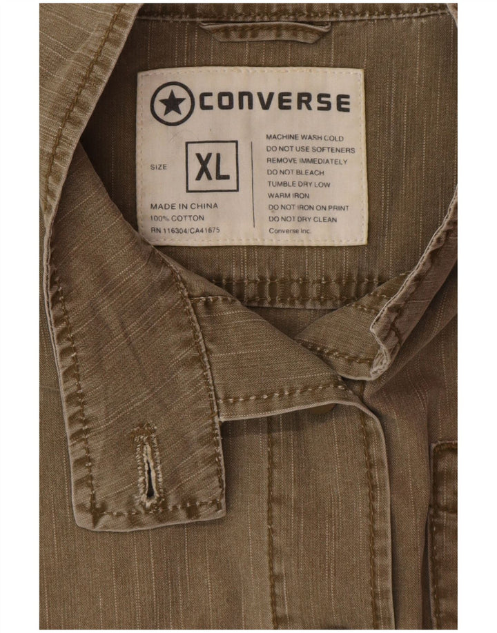 CONVERSE Veste utilitaire pour femme UK 18 XL Coton kaki