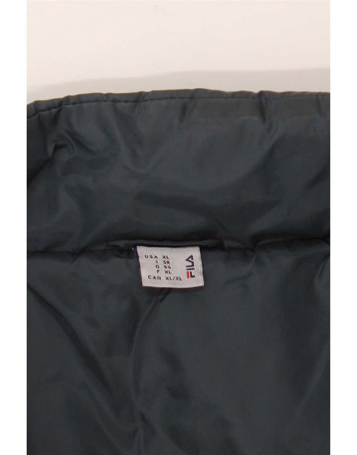 Fila Veste matelassée homme IT 56 XL bleu marine colour block