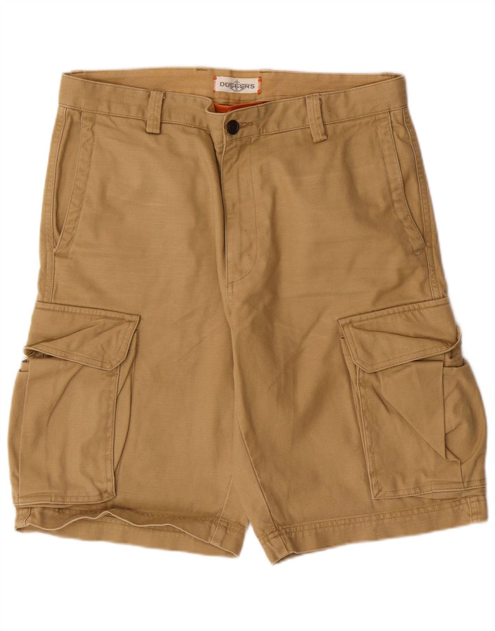 DOCKERS Short Cargo Homme W32 Coton Beige Moyen