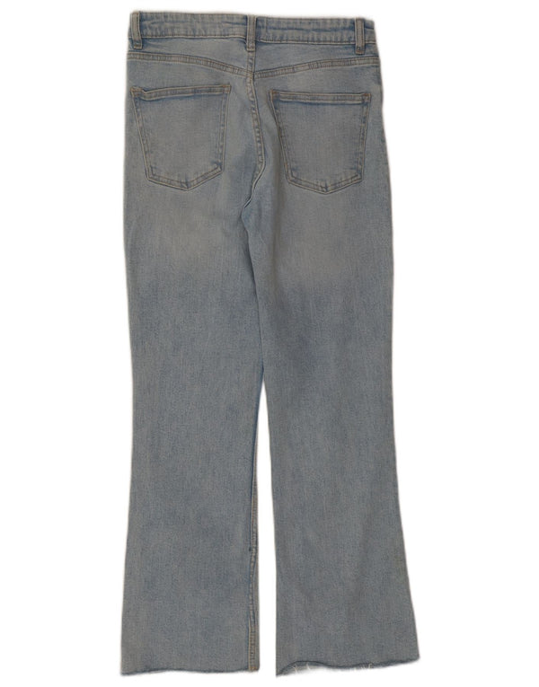 Zara Jean Bootcut Femme EU 36 XS W26 L26 Bleu Coton