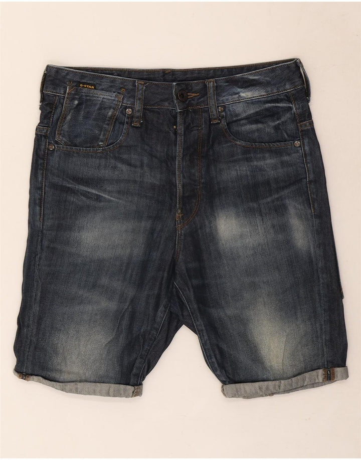 G-Star Hommes Denim Shorts W29 Petit Bleu Coton