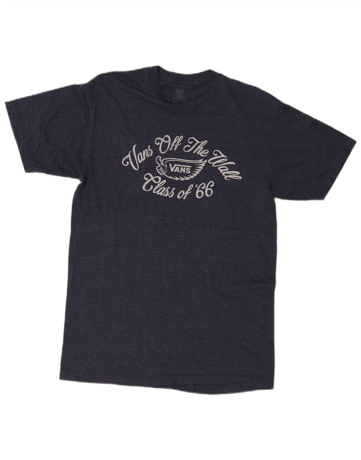 VANS T-Shirt Graphique Homme Bleu Marine Moyen