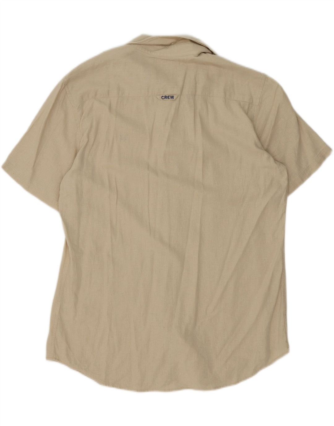 Crew Clothing Chemise Homme Lin Beige Moyen