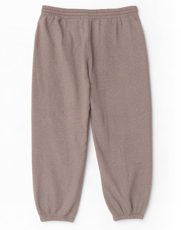 Adidas Pantalon de survêtement coupe ample pour homme en coton moucheté grand gris