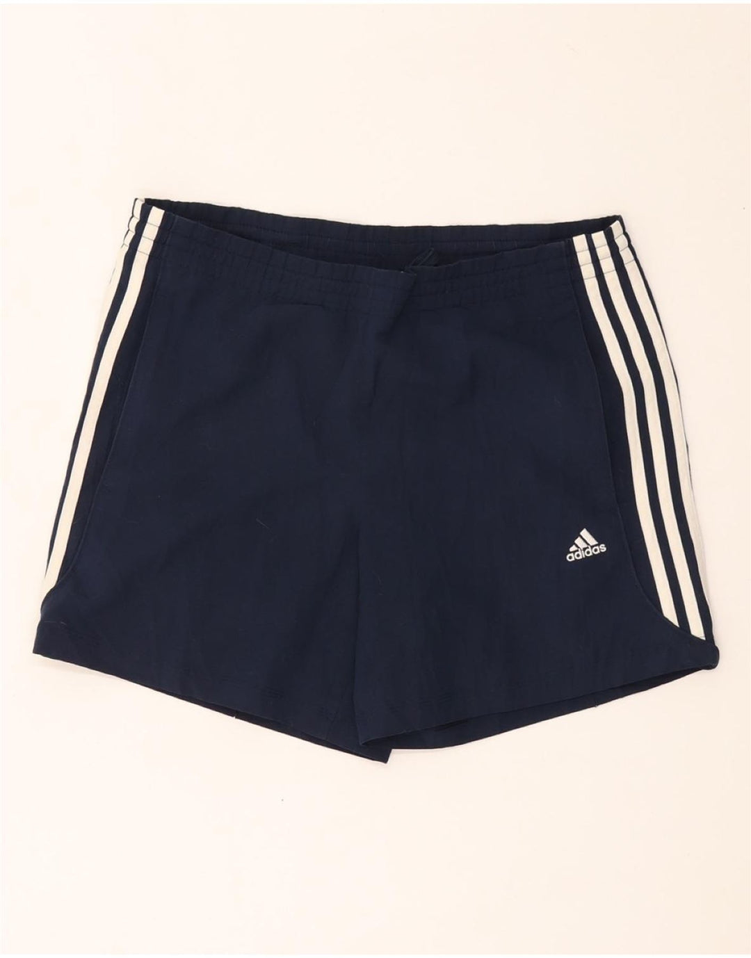 ADIDAS Mens Climalite Sport Shorts Small Navy Blue Polyester