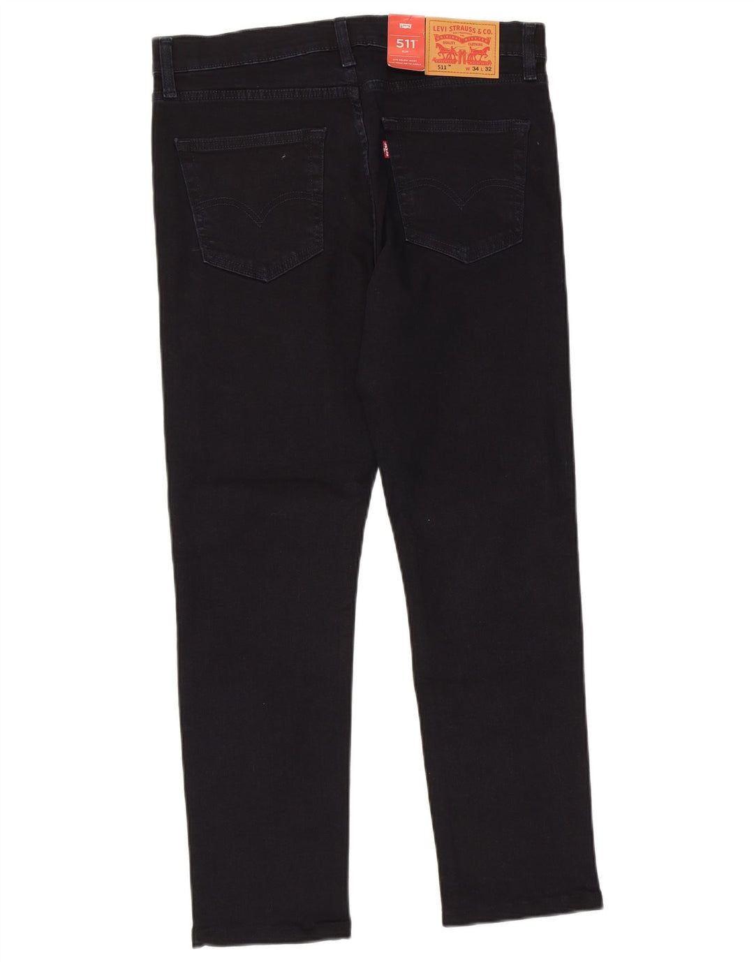 Levi's Jean Slim 511 Femme W34 L28 Bleu Marine Coton