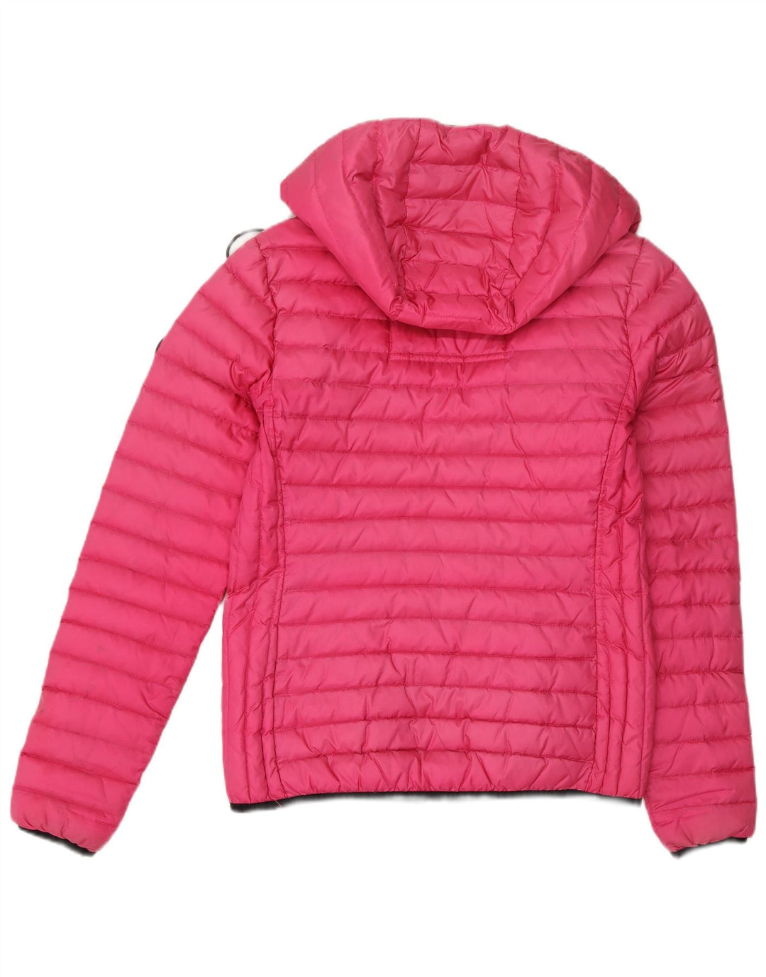 Superdry Veste matelassée à capuche pour femme UK 10 Small Rose Nylon