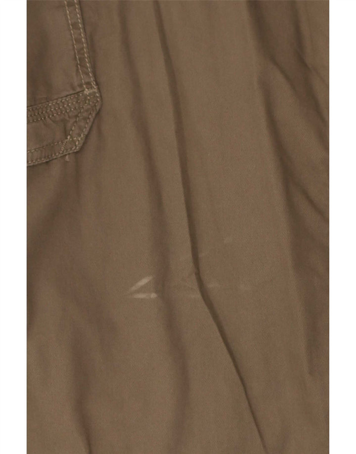 Marks & Spencer Pantalon cargo droit pour homme W40 L29 Marron Coton