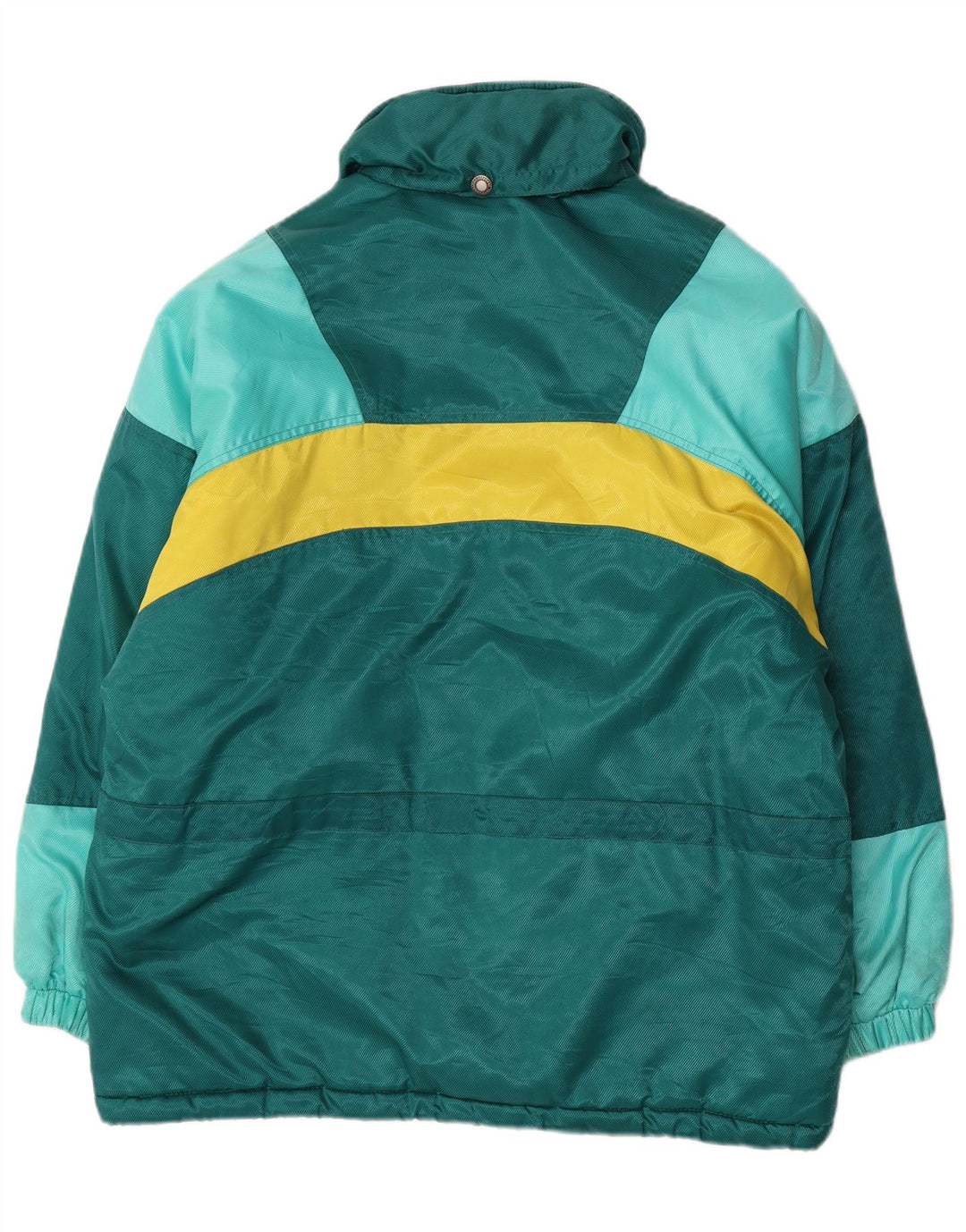 Brugi Veste de ski surdimensionnée pour femme UK 14 Polyester color block vert moyen