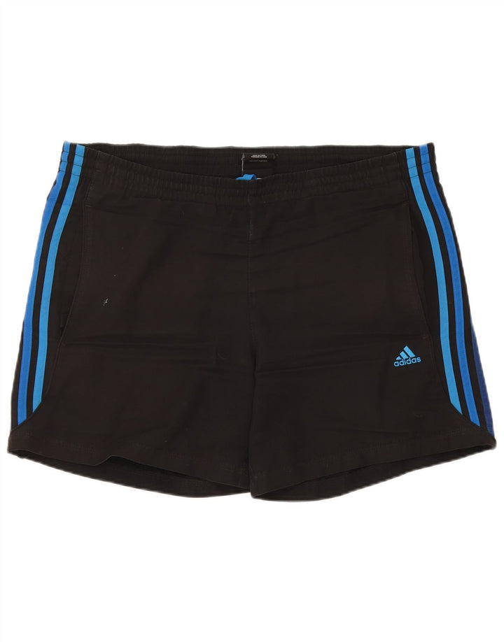Adidas Short de sport pour homme en polyester noir moyen