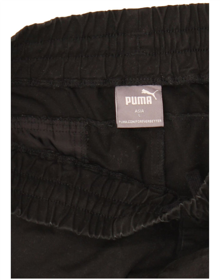 PUMA Pantalon de survêtement pour homme Taille L Noir