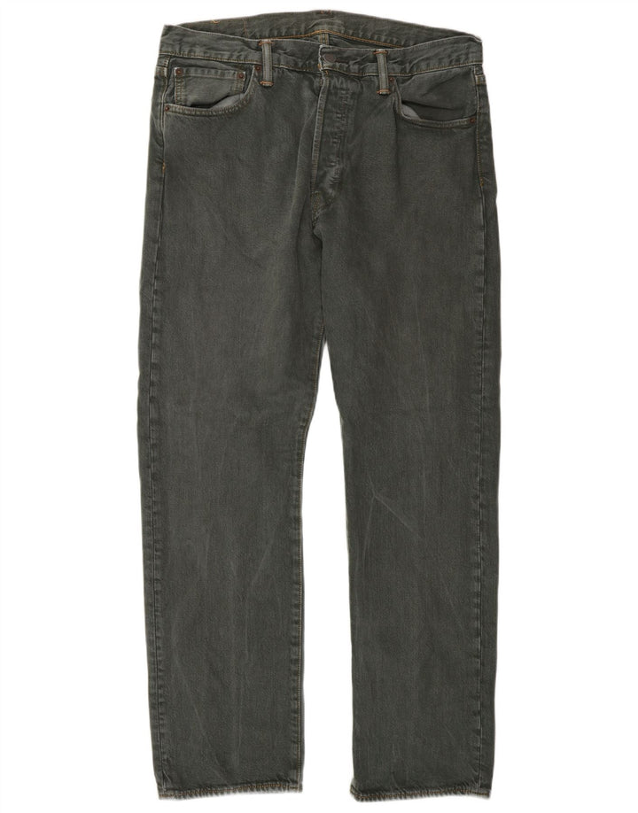 Levi's Jean Droit 501 Homme Gris W34 L30 Coton
