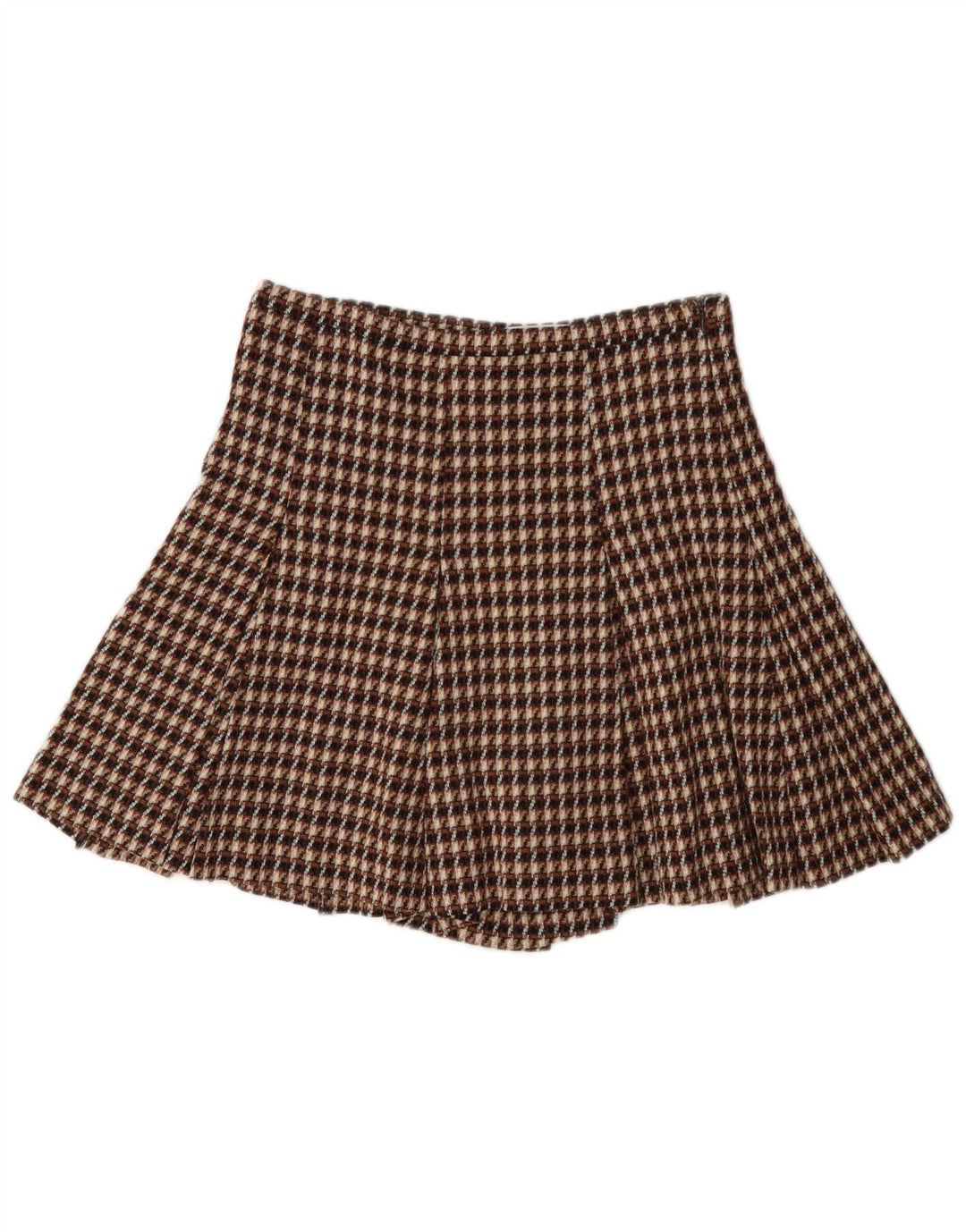 i Blues Short Cullotes pour femme UK 8 Small W27 Laine à carreaux marron