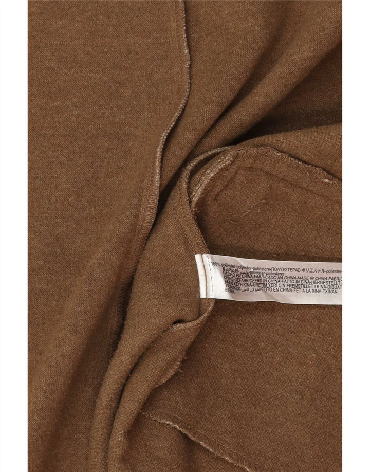Zara Gilet utilitaire à double boutonnage pour femme UK 12 Polyester beige moyen