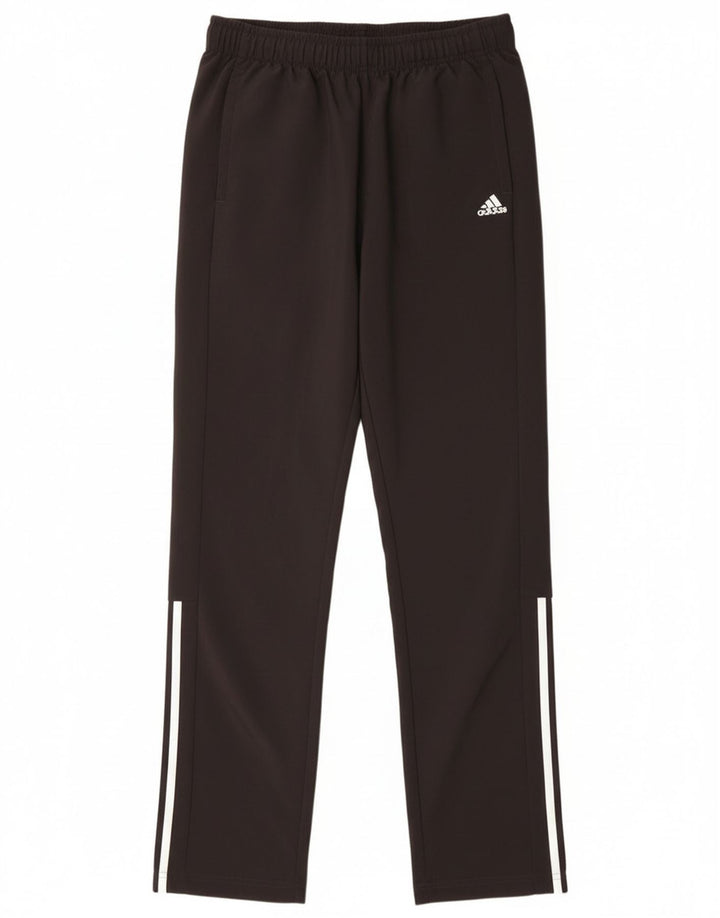 Adidas Pantalon de Survêtement Climalite Garçon 15-16 ans Noir Polyester
