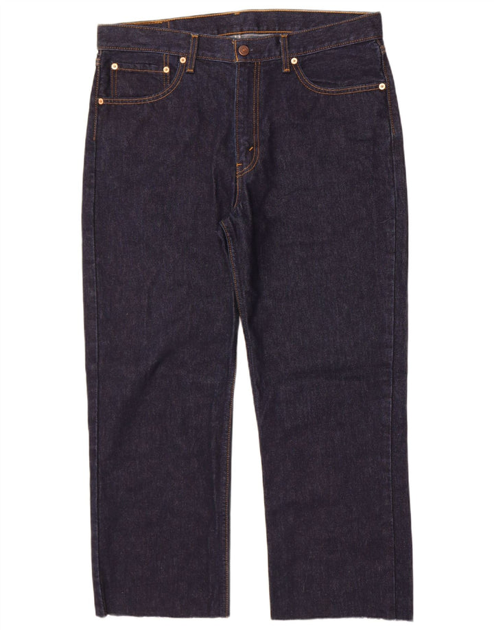 Levi's Jean 751 Cropped W36 L26 Homme Bleu Marine Coton