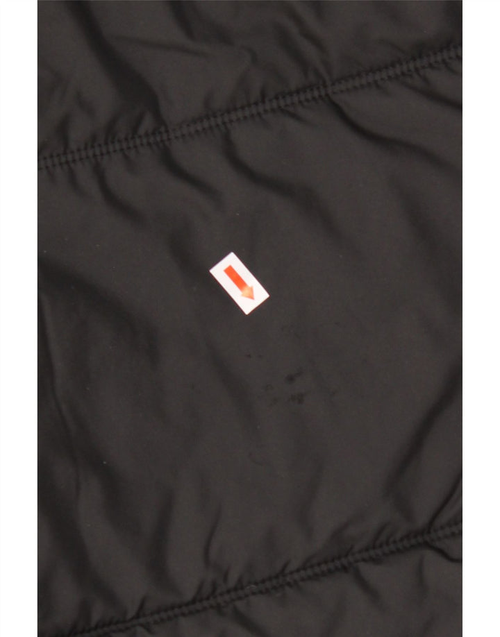 JACK WOLFSKIN Veste matelassée à capuche pour homme UK 40 Medium Noir Polyester