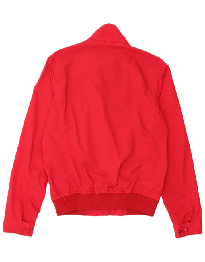 Tommy Hilfiger Veste Bomber Homme UK 36 Petit Nylon Rouge