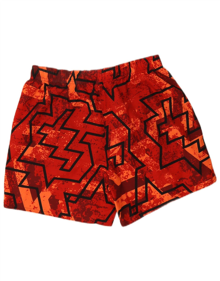 Adidas Short de bain homme rouge moyen géométrique