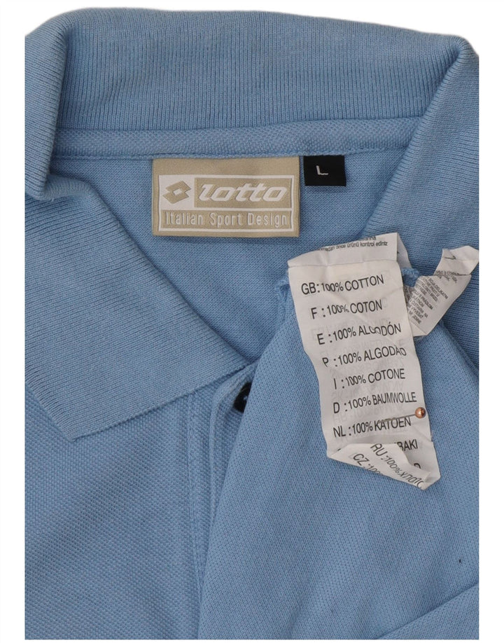 LOTTO Polo Homme Grand Bleu Coton