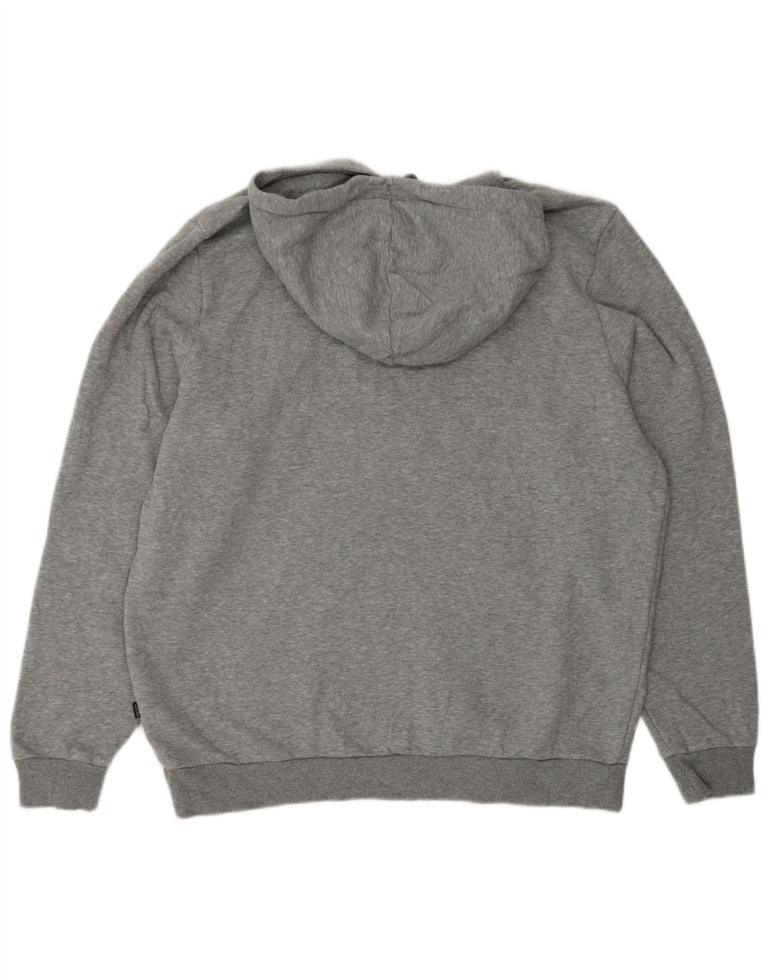 PUMA Pull à capuche graphique pour hommes, grand, gris, coton
