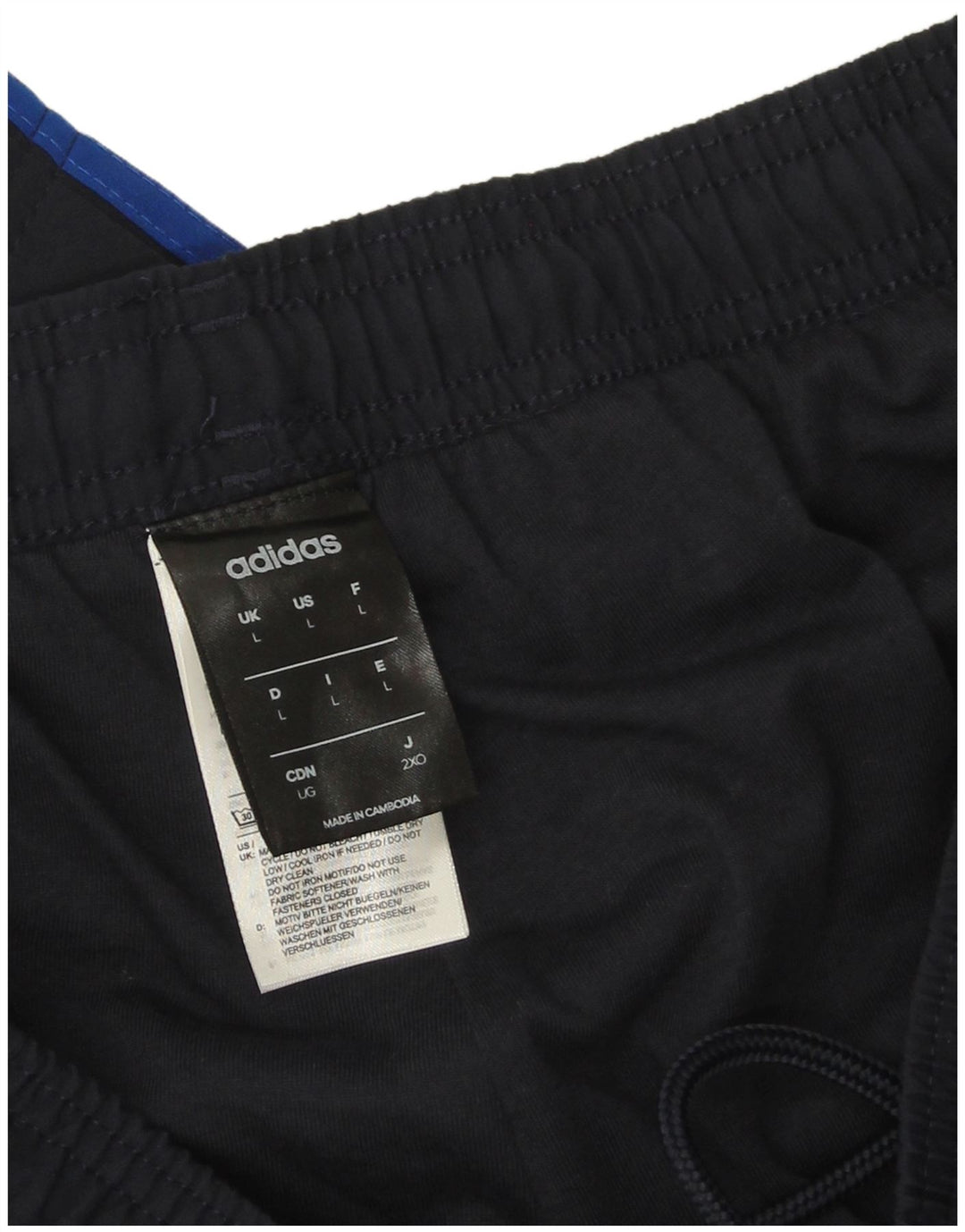 Adidas Pantalon de survêtement pour homme Large Bleu marine Polyester