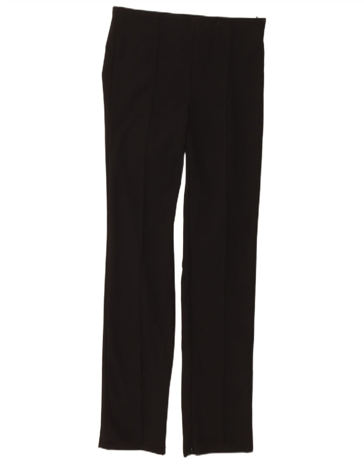 ZARA Womens Slim Suit Trousers Medium W32 L32 Black Polyester