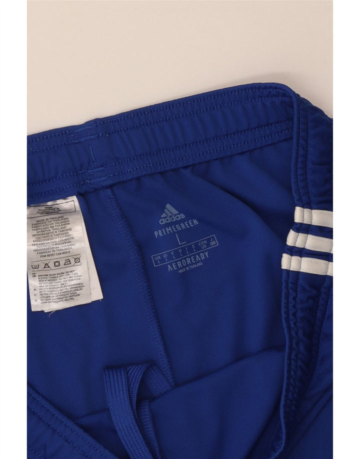 Adidas Short de sport Aeroready pour hommes, grand bleu, polyester