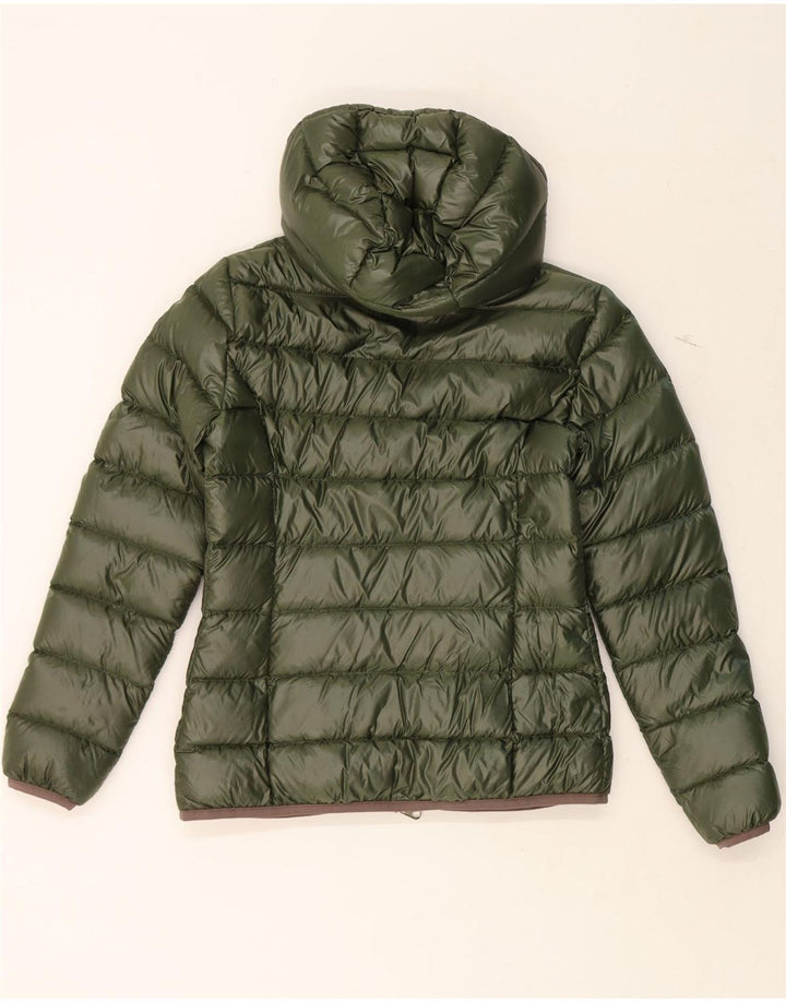 CAPE HORN Womens Hooded Padded Jacket IT 42 Medium Green Nylon Vintage Cape Horn and Second-Hand Cape Horn from Messina Hembry 