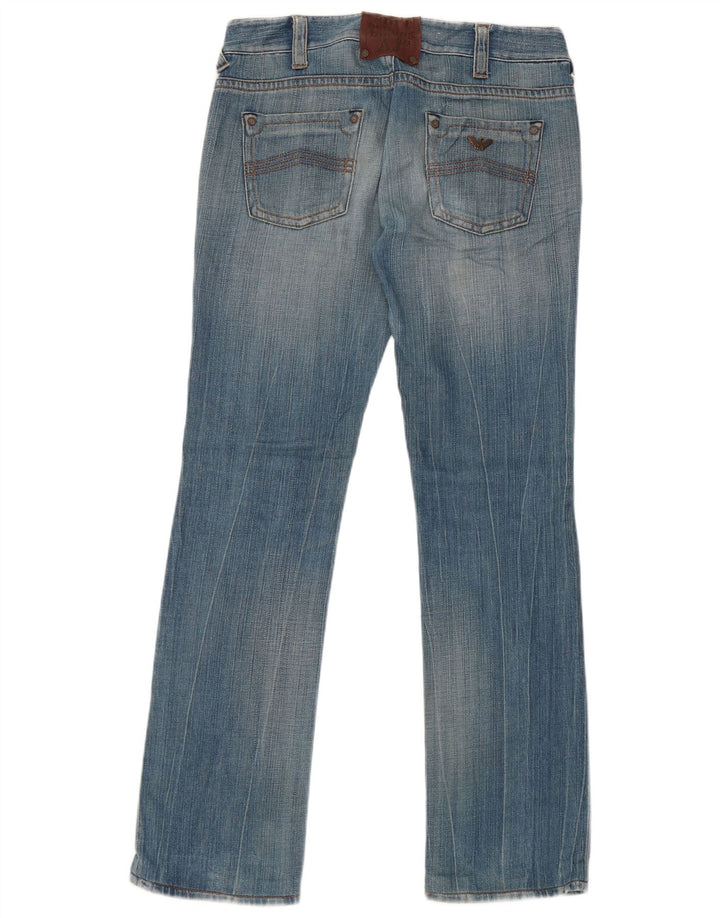 Armani Femme Jean Droit W27 L31 Bleu Coton