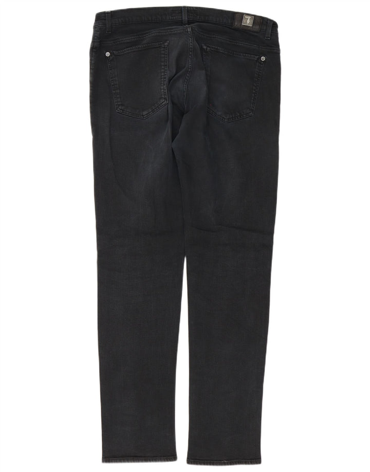 Trussardi Jean Slim W36 L34 Noir Coton Homme