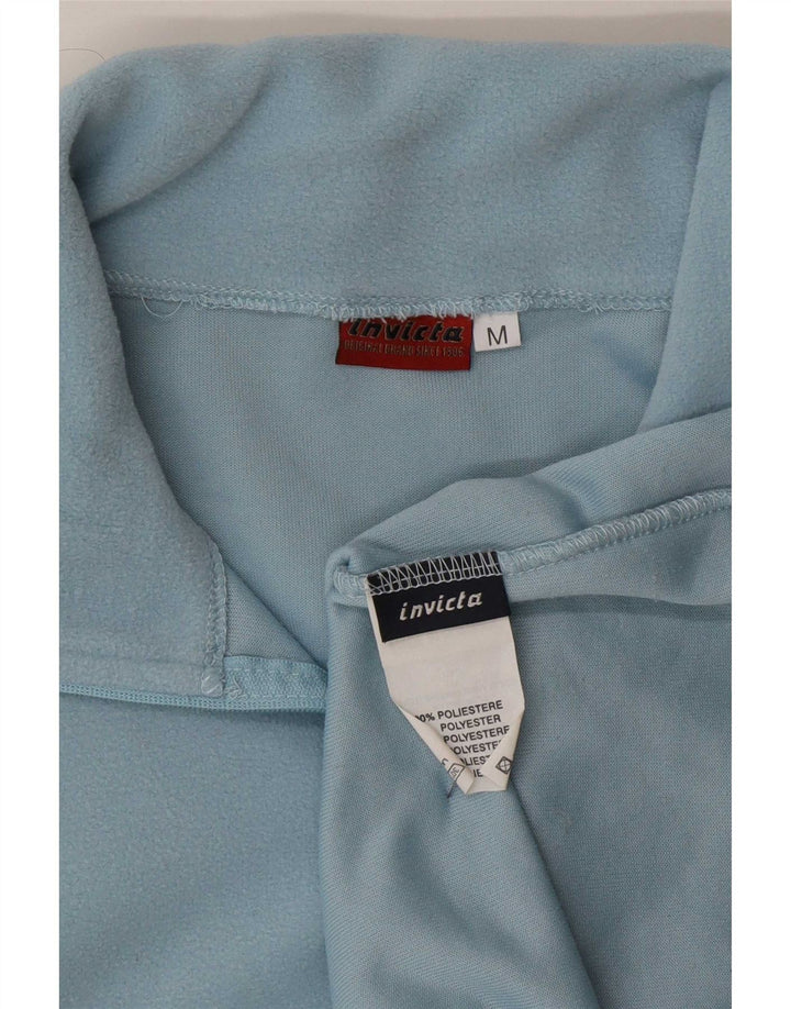Invicta Pull polaire à col zippé pour femme UK 12 Bleu moyen Polyester