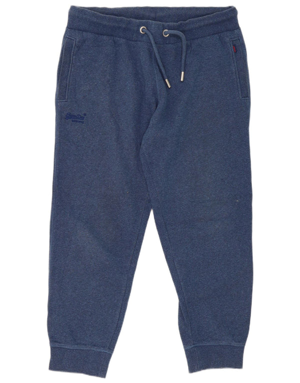 SUPERDRY Pantalon de Survêtement Homme Joggers 2XL Bleu Coton