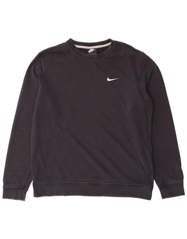 NIKE Homme Sweatshirt Jumper XL Noir Coton