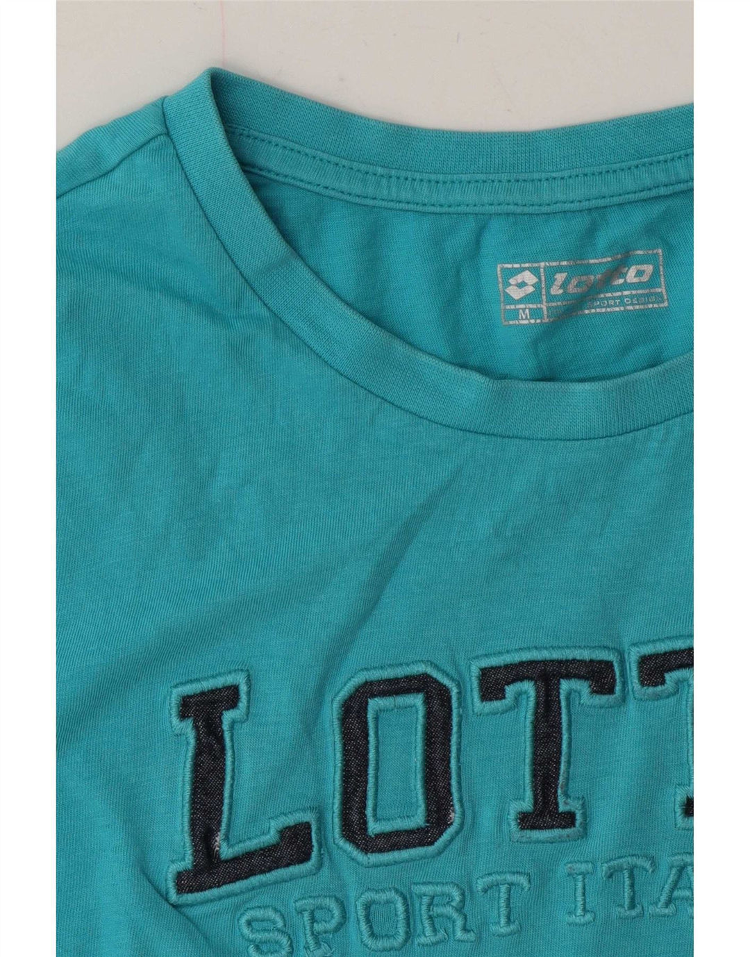 Lotto T-shirt graphique pour femme UK 14 Bleu moyen