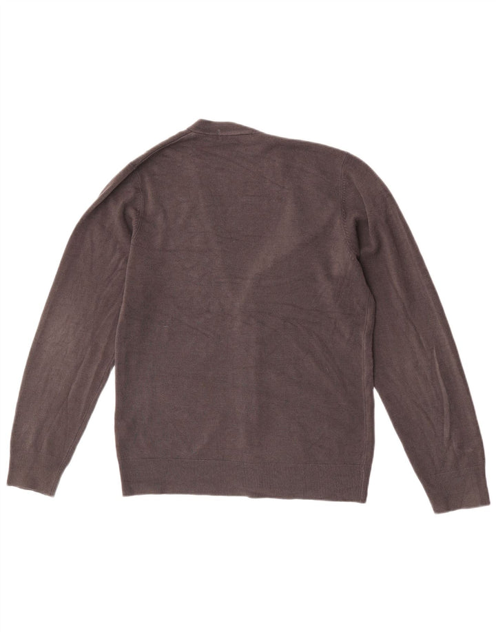 Marks & Spencer Pull Cardigan Homme Petit Gris Acrylique