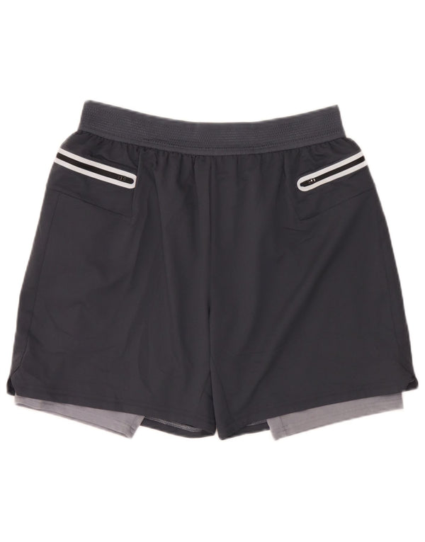 Marks & Spencer Short de sport pour homme Large Gris Polyester