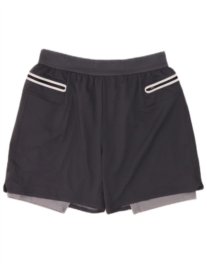 Marks & Spencer Short de sport pour homme Large Gris Polyester