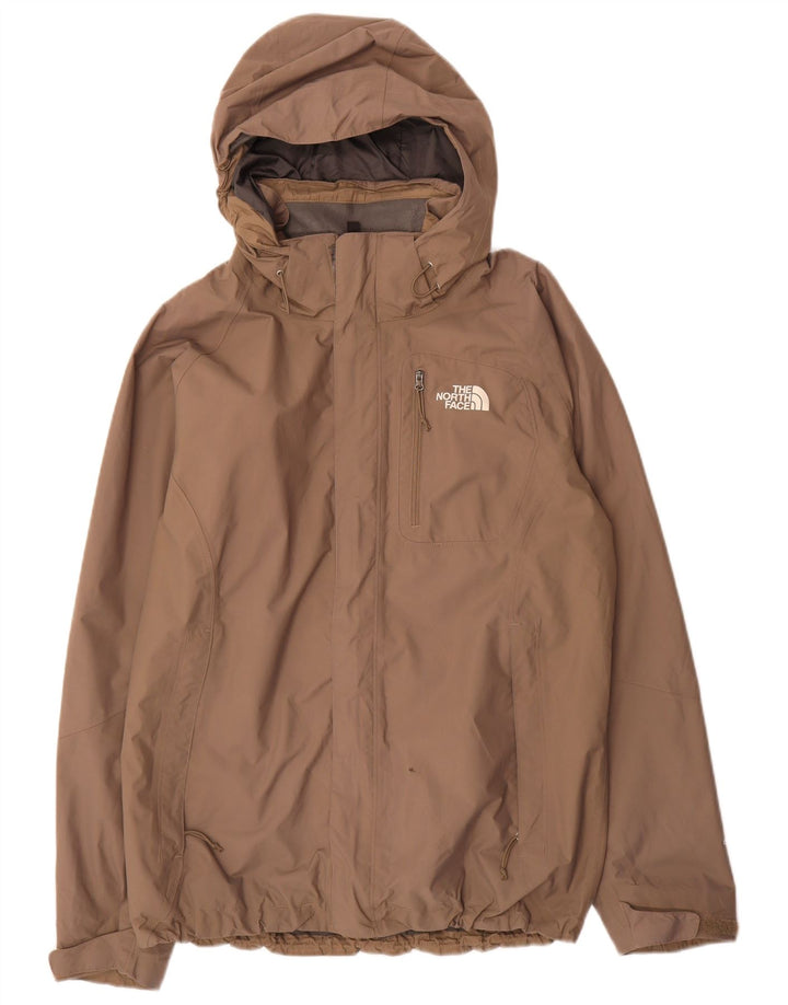The North Face Veste de pluie à capuche pour homme UK 38 Medium Beige Nylon