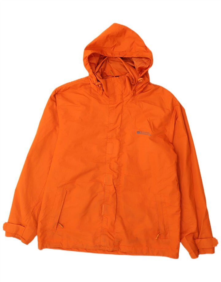 Mountain Warehouse Veste de pluie à capuche pour homme UK 38 Orange moyen Polyester
